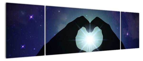 Obraz - Miłość symboliczna (170x50 cm)