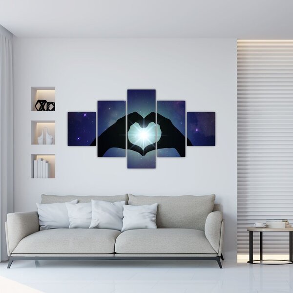Obraz - Miłość symboliczna (125x70 cm)