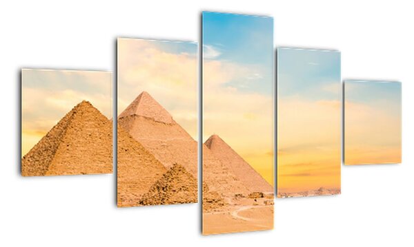 Obraz egipskich piramid (125x70 cm)