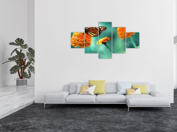 Obraz motyla (125x70 cm)