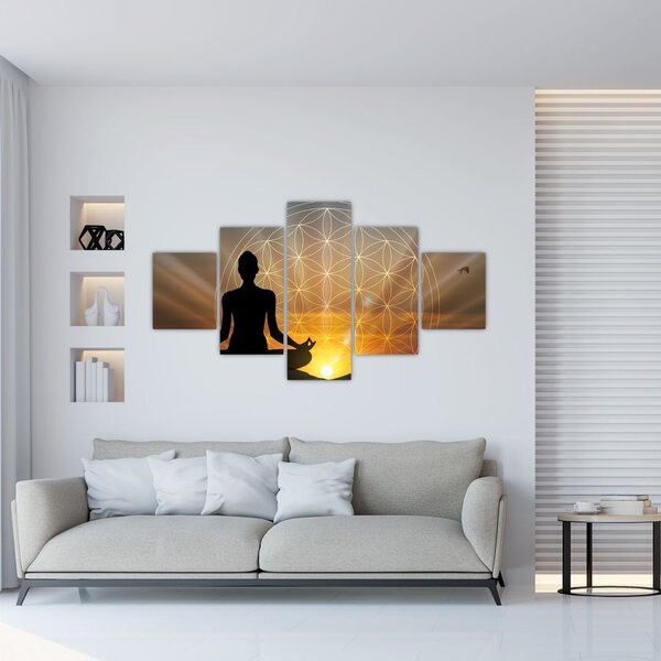 Obraz medytacji (125x70 cm)
