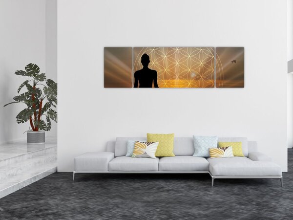 Obraz medytacji (170x50 cm)