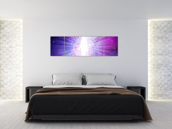 Abstrakcyjny obraz - Kobieta (170x50 cm)