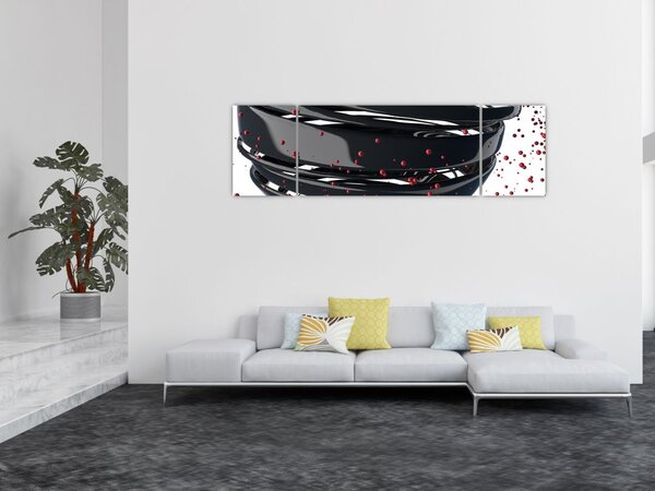 Obraz - Abstrakcja kuli ziemskiej (170x50 cm)
