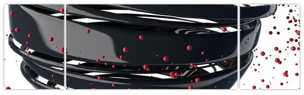 Obraz - Abstrakcja kuli ziemskiej (170x50 cm)