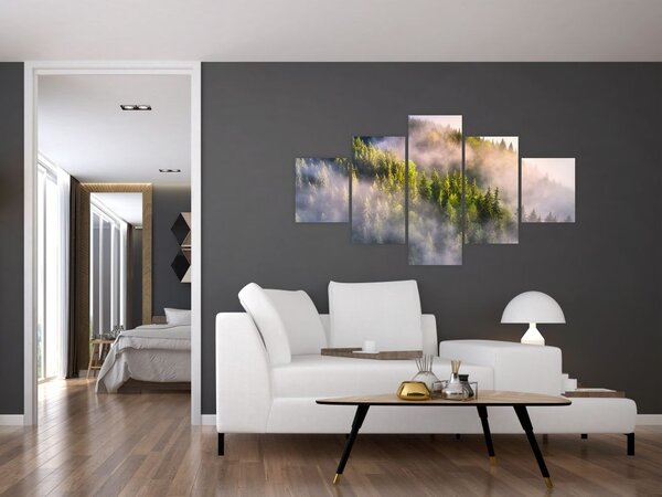 Obraz górskiego krajobrazu (125x70 cm)