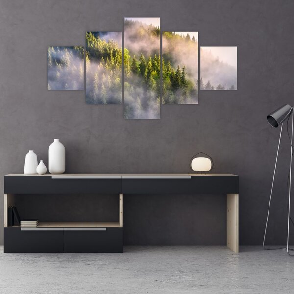 Obraz górskiego krajobrazu (125x70 cm)