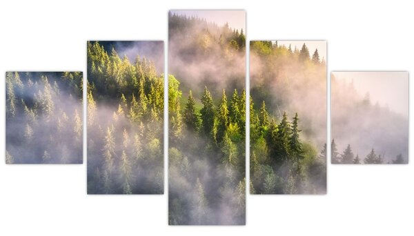 Obraz górskiego krajobrazu (125x70 cm)