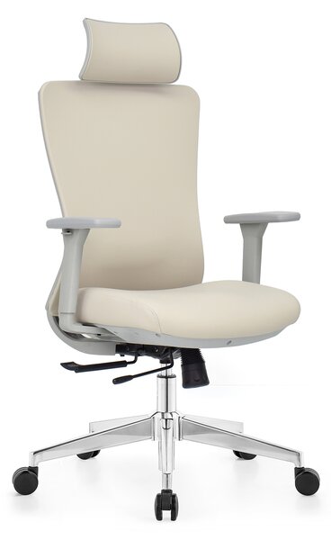 Fotel biurowy ergonomiczny ANGEL GelatO Szary