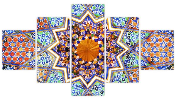 Obraz mozaiki (125x70 cm)