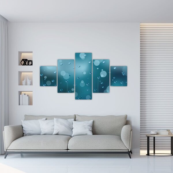 Obraz kropelek (125x70 cm)