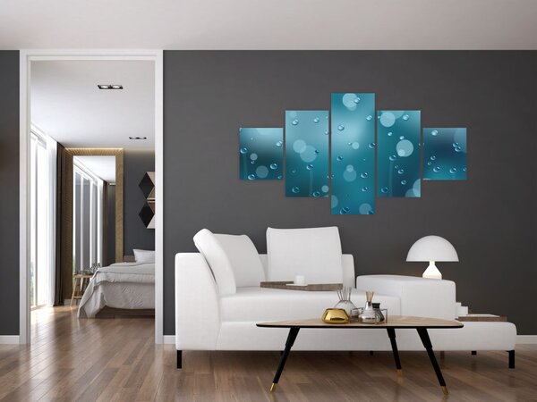 Obraz kropelek (125x70 cm)