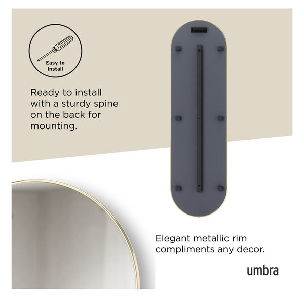 Lustro ścienne/stojące 46x157 cm Hubba – Umbra
