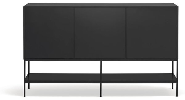 Czarna komoda 166x98x45 cm Platt – Teulat