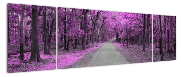 Obraz - Ścieżka przez park (170x50 cm)