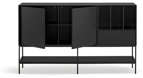 Czarna komoda 166x98x45 cm Platt – Teulat