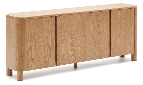 Komoda w dekorze jesionu w naturalnym kolorze 200x79x40 cm Salaya – Kave Home