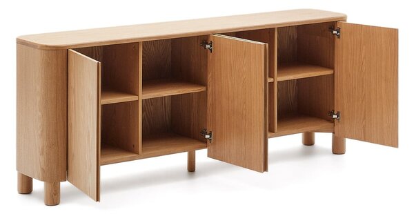 Komoda w dekorze jesionu w naturalnym kolorze 200x79x40 cm Salaya – Kave Home