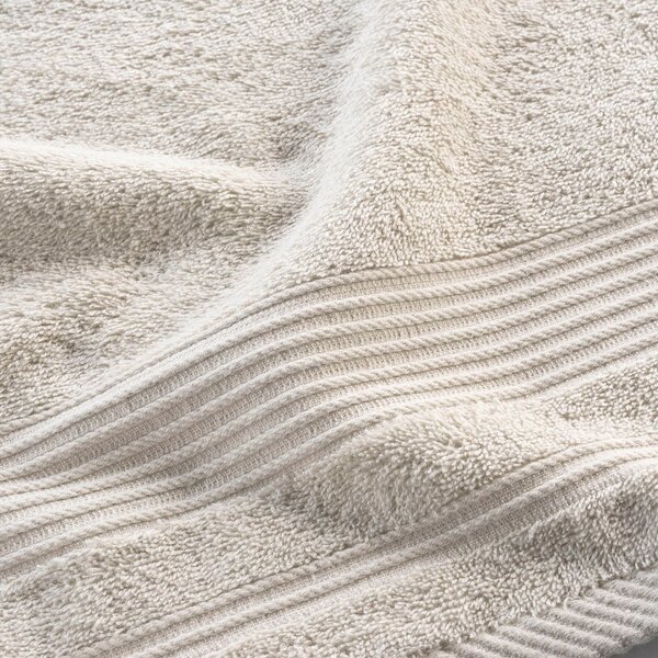 Beżowy bawełniany ręcznik frotte 50x90 cm Tendresse – douceur d'intérieur