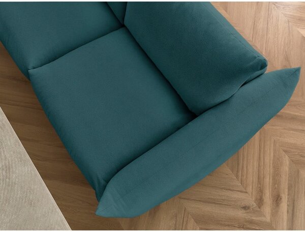 Niebieska rozkładana sofa 214 cm Ernest – Bobochic Paris