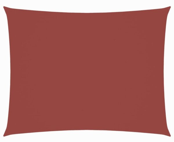 Żagiel ogrodowy z tkaniny oxford, prostokąt 2x4 m, terakota