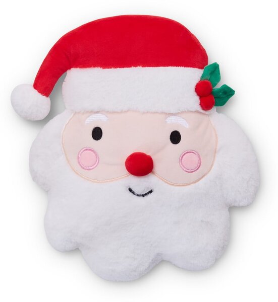 Pluszowa poduszka dekoracyjna ze świątecznym motywem 38x32 cm Christmas Santa – Catherine Lansfield