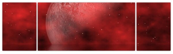 Obraz - Księżyc na powierzchni (170x50 cm)
