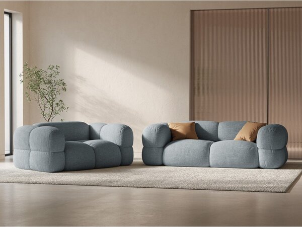 Jasnoniebieska sofa 210 cm Loretto – Cosmopolitan Design