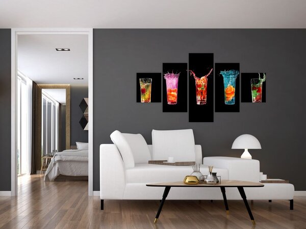 Obraz napojów (125x70 cm)
