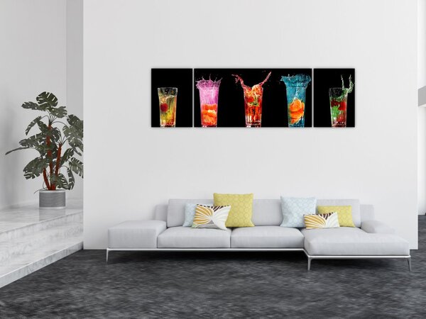 Obraz napojów (170x50 cm)