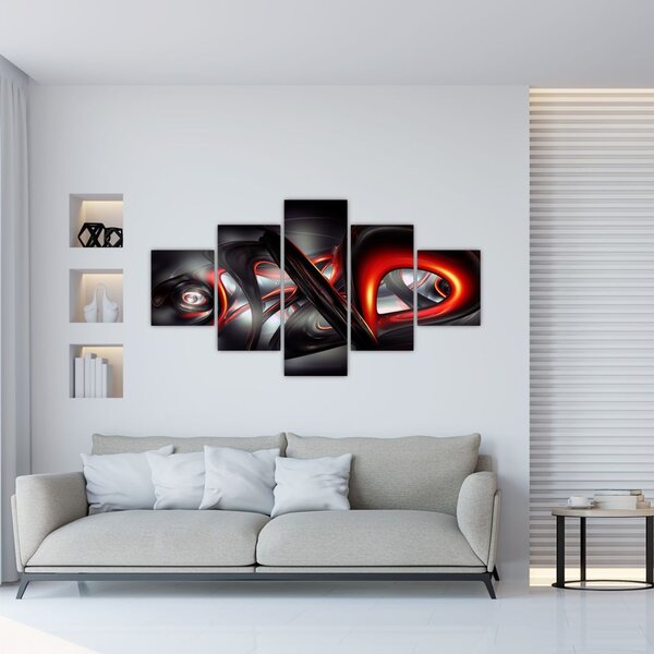 Obraz abstrakcji (125x70 cm)
