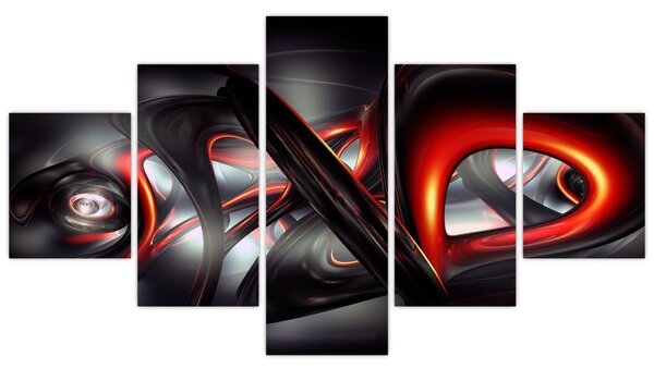 Obraz abstrakcji (125x70 cm)