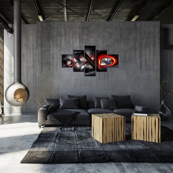 Obraz abstrakcji (125x70 cm)