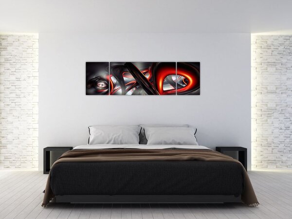 Obraz abstrakcji (170x50 cm)