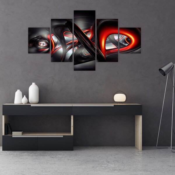 Obraz abstrakcji (125x70 cm)