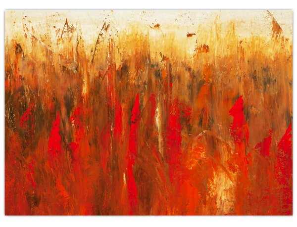 Obraz malowanej abstrakcji (70x50 cm)