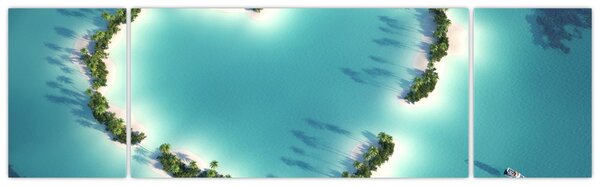 Obraz - Wyspy serca (170x50 cm)
