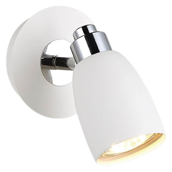Industrialna lampa ścienna do łazienki K-8007W-1 WH z serii PICARDO WHITE