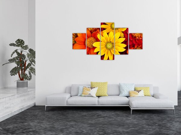 Obraz kwiatów (125x70 cm)