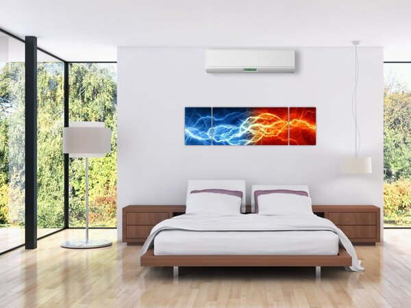 Obraz napięcia elektrycznego (170x50 cm)