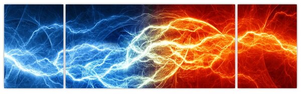 Obraz napięcia elektrycznego (170x50 cm)