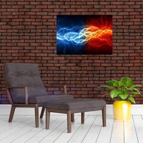 Obraz napięcia elektrycznego (70x50 cm)
