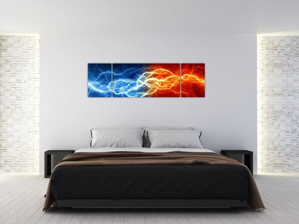 Obraz napięcia elektrycznego (170x50 cm)