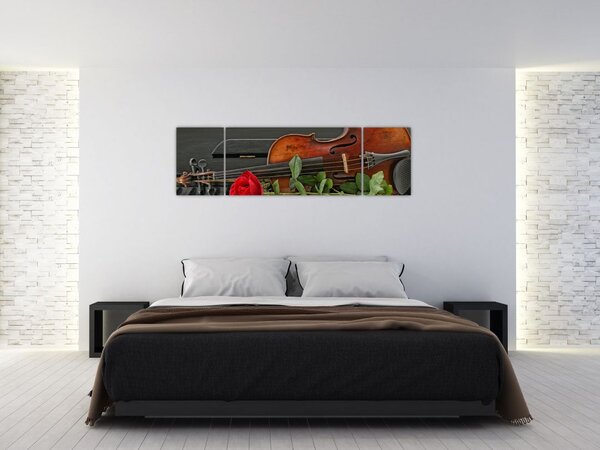Obraz - Pamięć muzyka (170x50 cm)