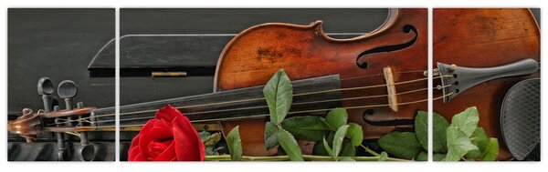 Obraz - Pamięć muzyka (170x50 cm)