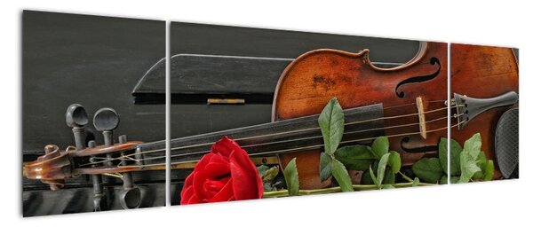 Obraz - Pamięć muzyka (170x50 cm)