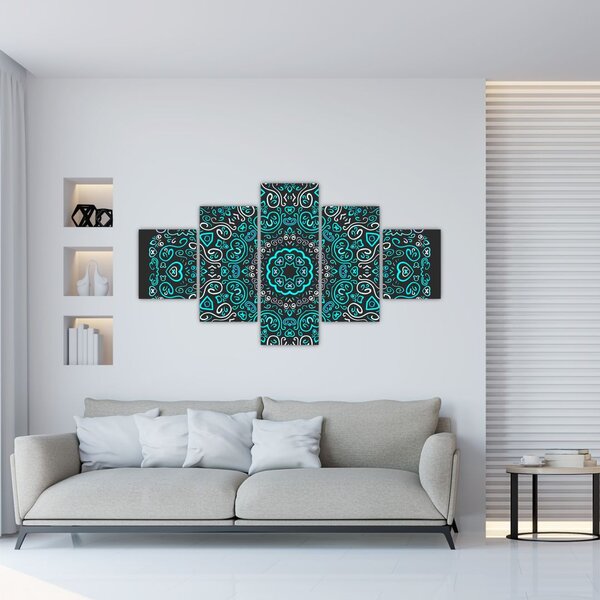 Obraz abstrakcji ozdobnej (125x70 cm)