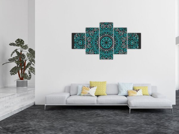 Obraz abstrakcji ozdobnej (125x70 cm)