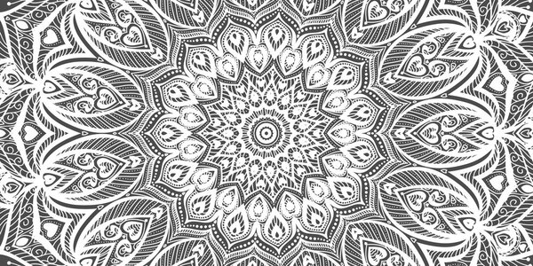 Obraz Mandala harmonii w wersji czarno-białej