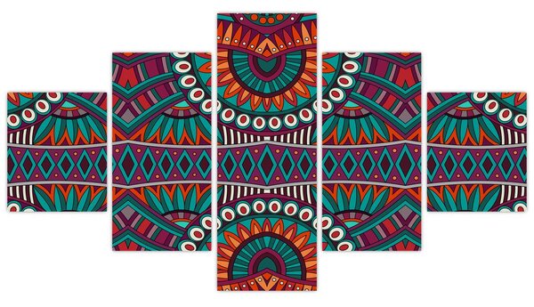 Obraz abstrakcji ozdobnej (125x70 cm)